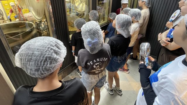キッズキャリアタウン　トリイソースでのお仕事体験とやきそば作り体験